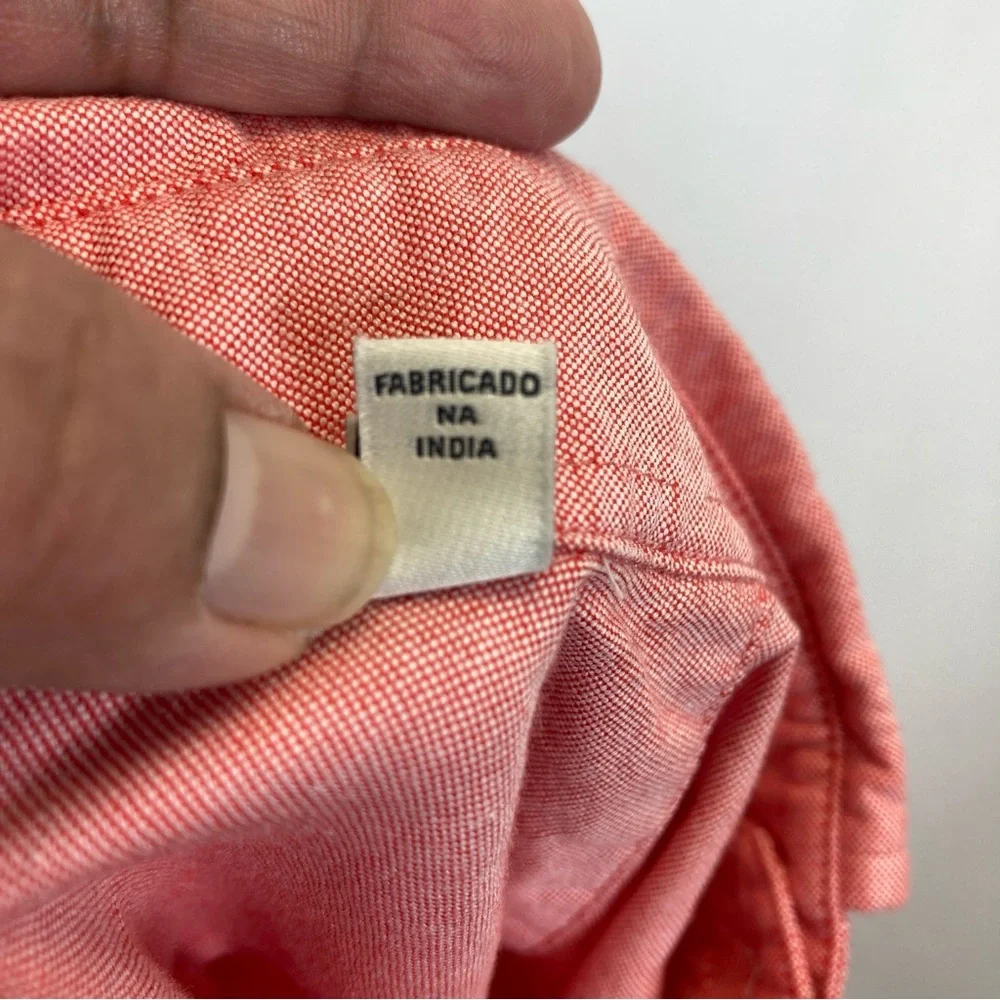 Gant Shirt Regular Fit Oxford Men’s Classic Cotton S 38/35 Pink Button Down - Picture 10 of 16